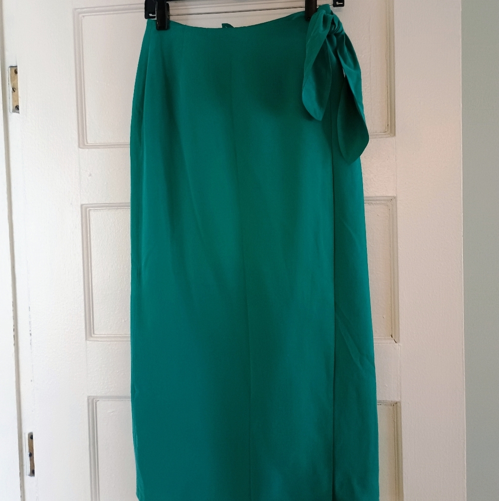 EUC Vintage Talbots Silk Skirt